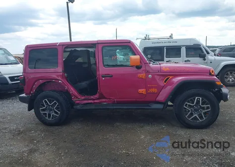 2024 Jeep Wrangler 4-Door Sahara 4X4 from USA, damaged, VIN 1C4PJXEG4RW330356